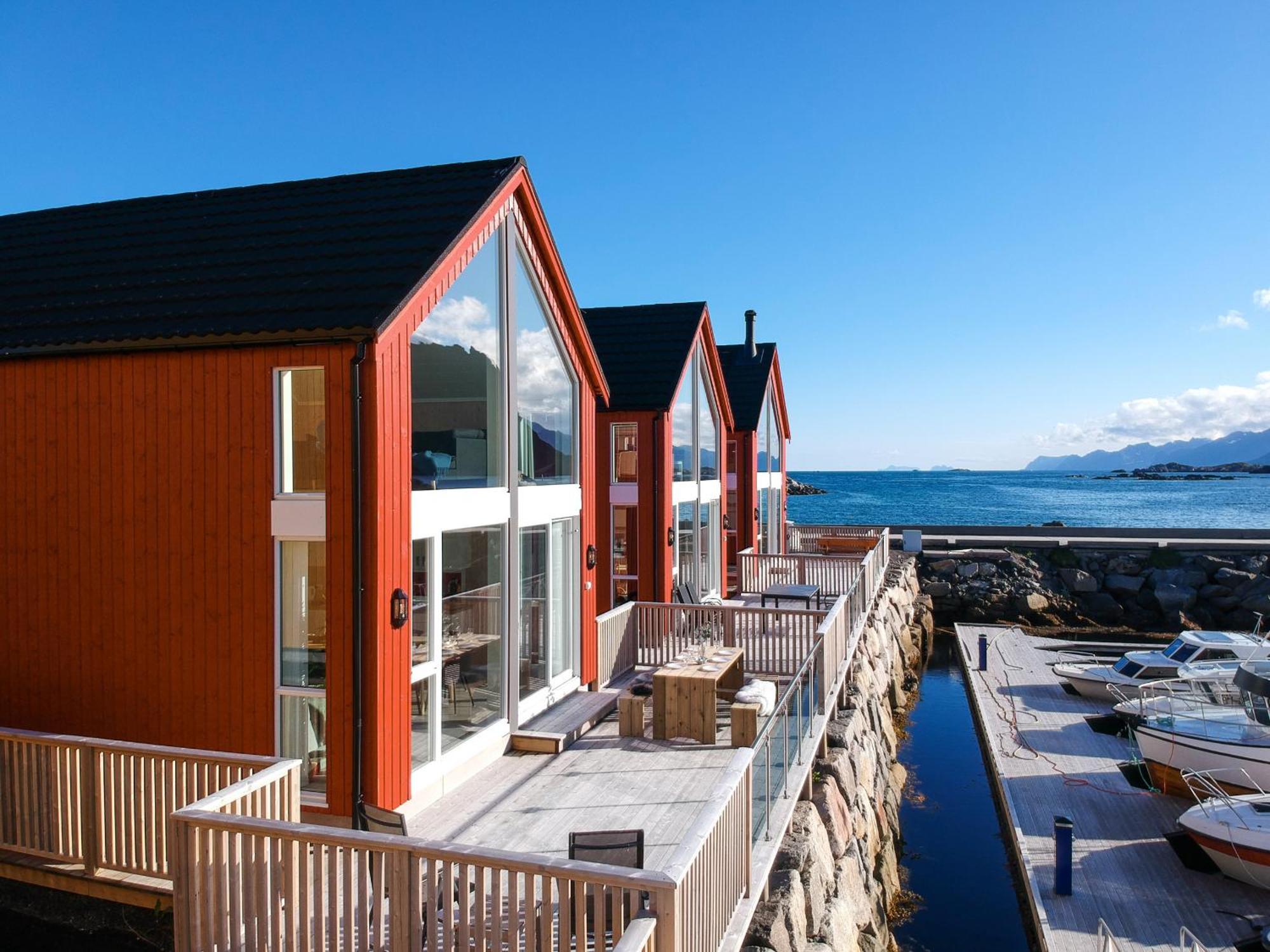 High Standard Lodge Ballstad Esterno foto