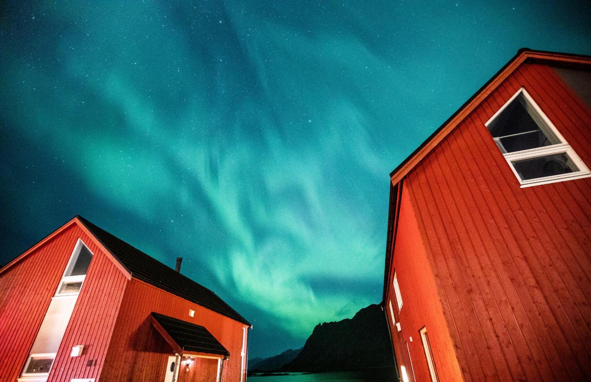 High Standard Lodge Ballstad Esterno foto